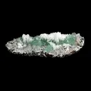 Apophyllite Green with Scolecite on Chalcedony Attention Grabber - image 5