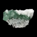 Apophyllite Green with Scolecite on Chalcedony Natural Mineral Specimen - image 5