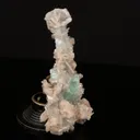 Apophyllite Green with Stilbite and Chalcedony Natural Mineral Specimen - image 2