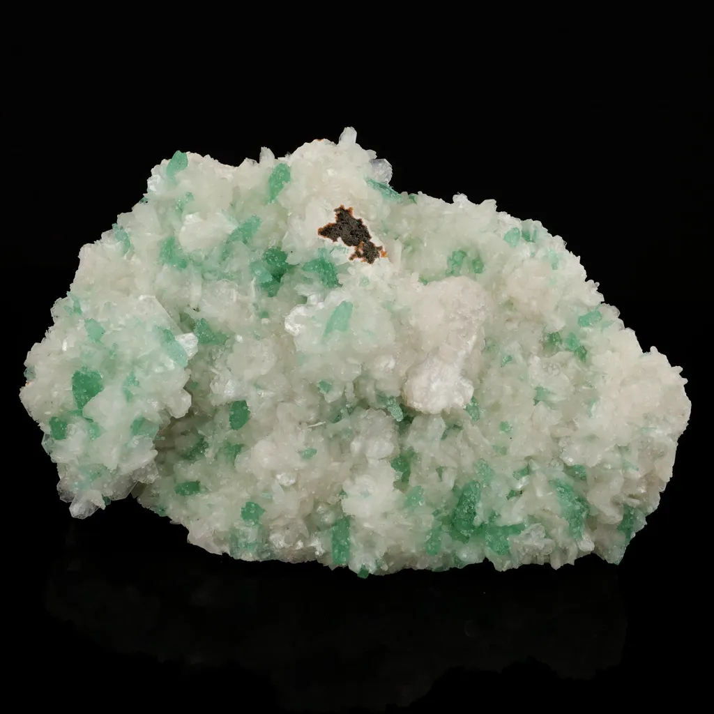 Apophyllite Green with Stilbite Natural Mineral Specimen image