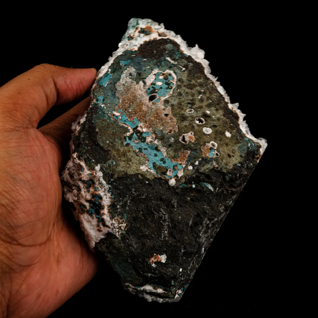 Apophyllite green with Stilbite Natural Mineral Specimen - image 5