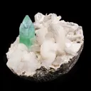 Apophyllite green with Stilbite Natural Mineral Specimen - image 2