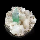 Apophyllite green with Stilbite Natural Mineral Specimen - image 3