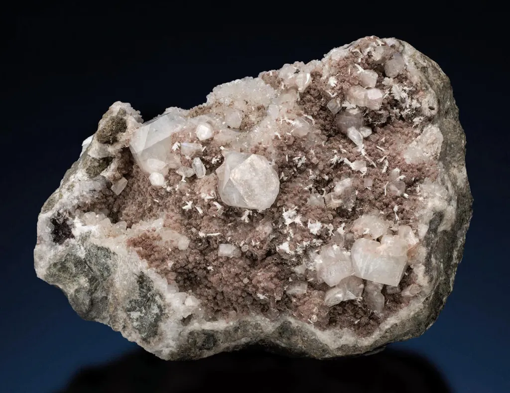 Apophyllite, Heulandite, Calcite image