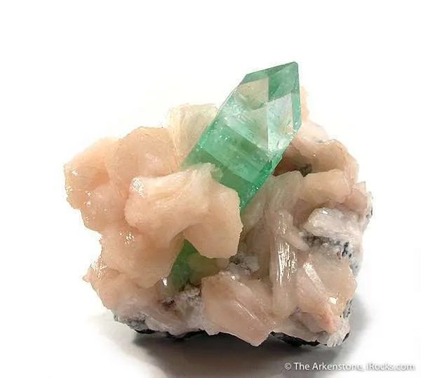Apophyllite in Stilbite image