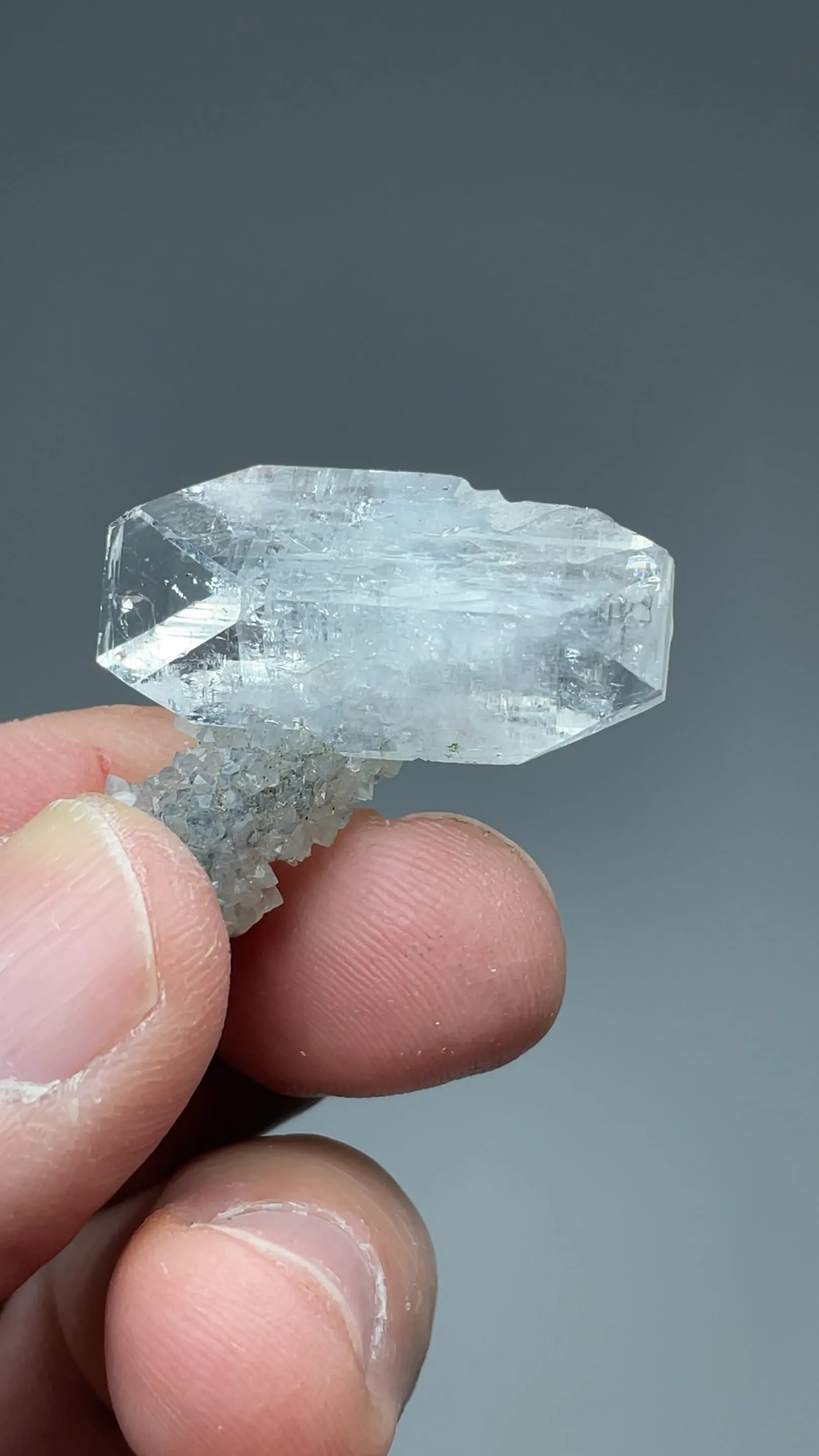 Apophyllite-K with Quartz - image 2