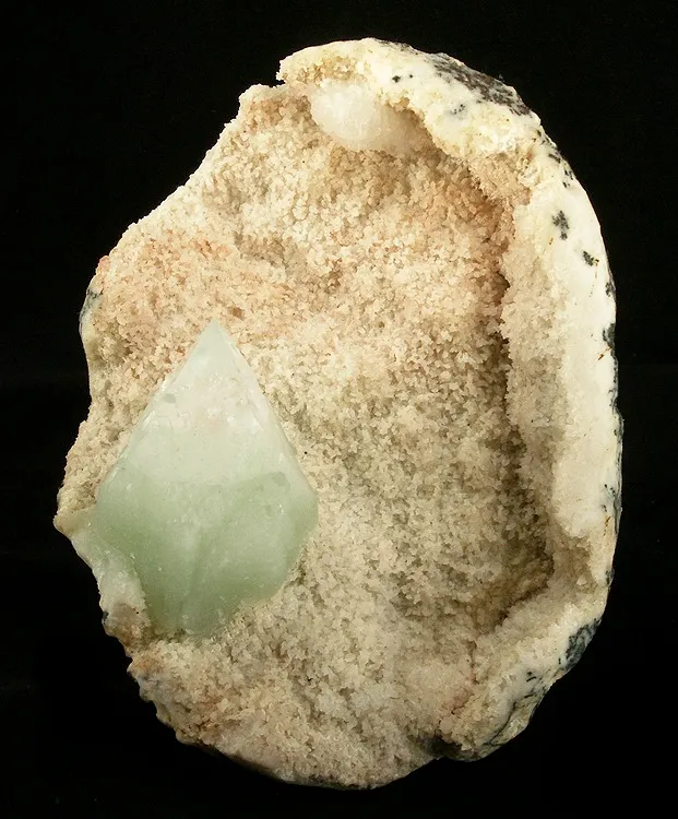 Apophyllite-(Kf), Epistilbite, Quartz image