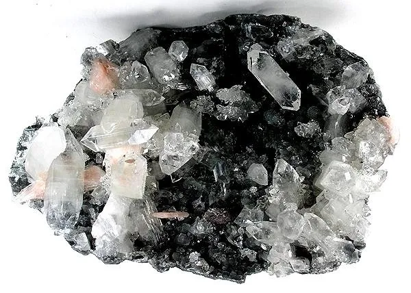 Apophyllite-(Kf), Quartz image