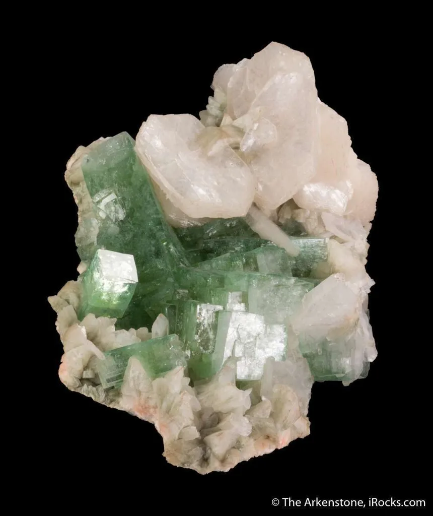 Apophyllite-(Kf), Stilbite - image 2