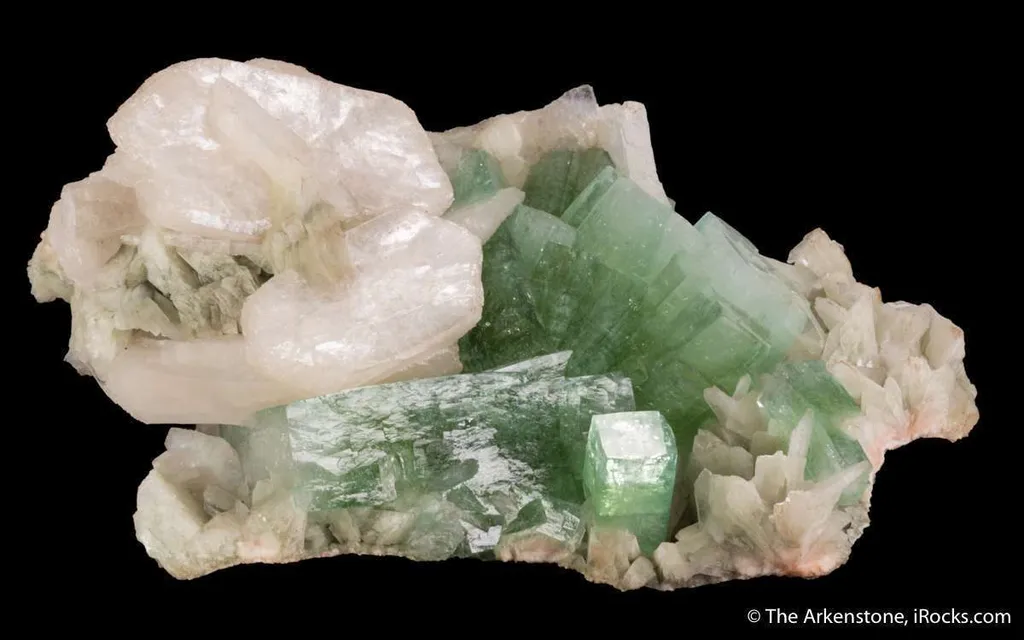 Apophyllite-(Kf), Stilbite image