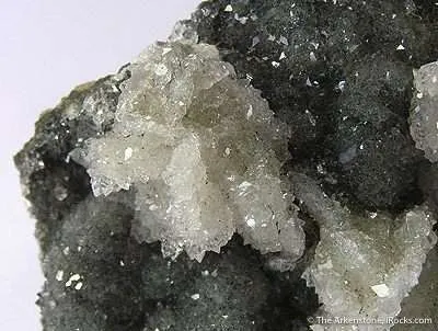 Apophyllite on Calcite - image 2