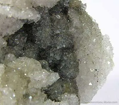 Apophyllite on Calcite - image 3