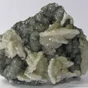 Apophyllite on Calcite - image 1