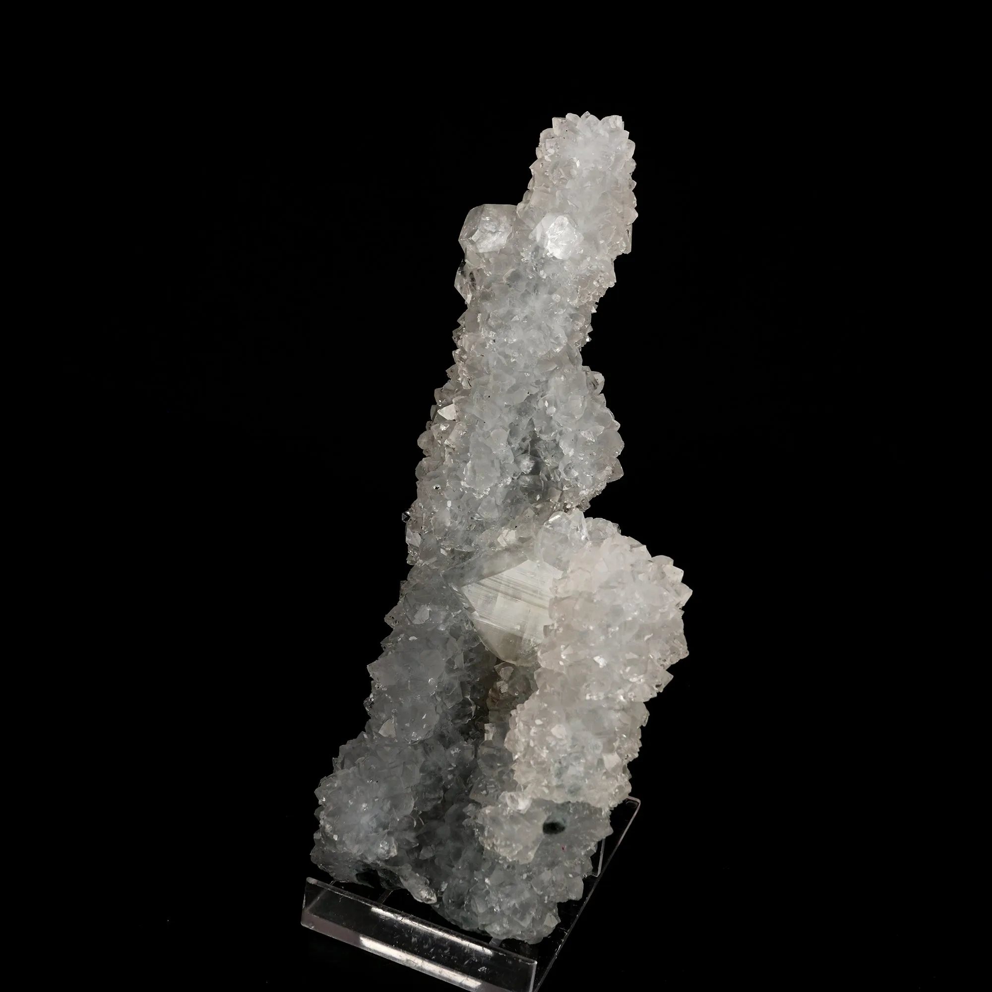 Apophyllite on MM Quartz Natural Mineral Specimen - image 2