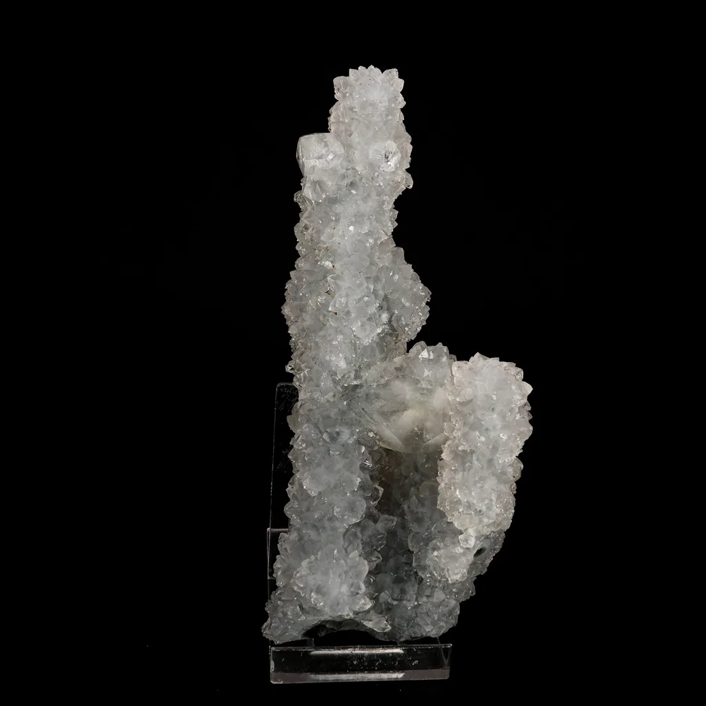 Apophyllite on MM Quartz Natural Mineral Specimen image
