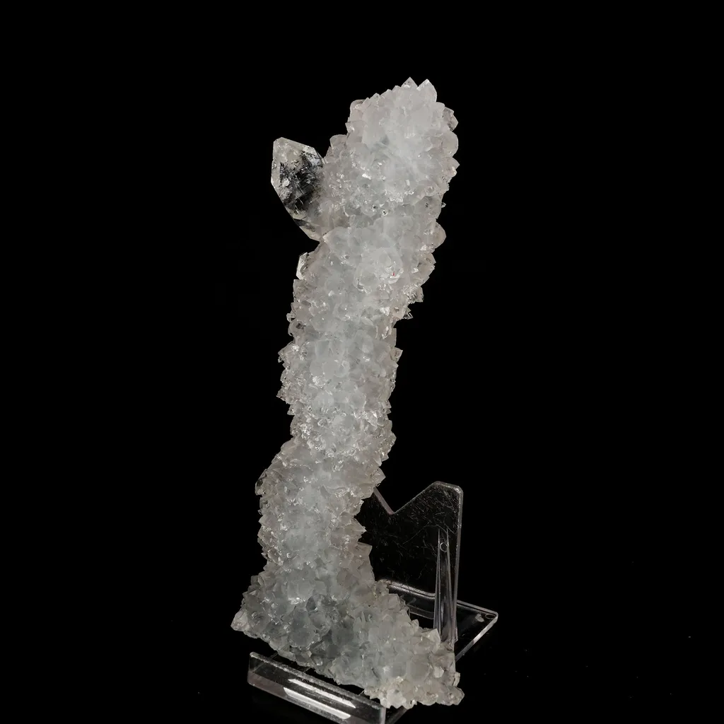 Apophyllite on MM Quartz Natural Mineral Specimen image