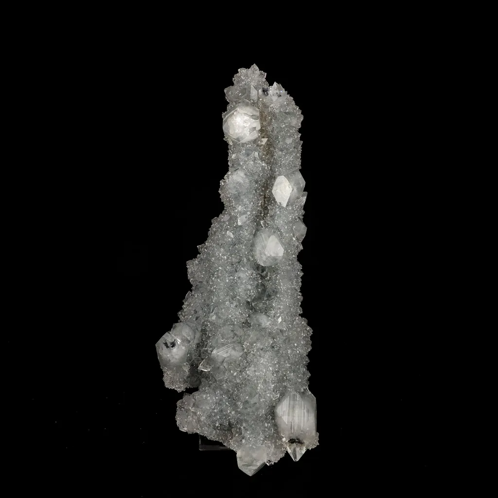 Apophyllite on MM Quartz Natural Mineral Specimen image