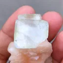 Apophyllite on Orange Stilbite - image 3