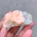 Apophyllite on Orange Stilbite - image 5