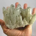 Apophyllite on Quartz, With Chlorite Inclusions - image 4