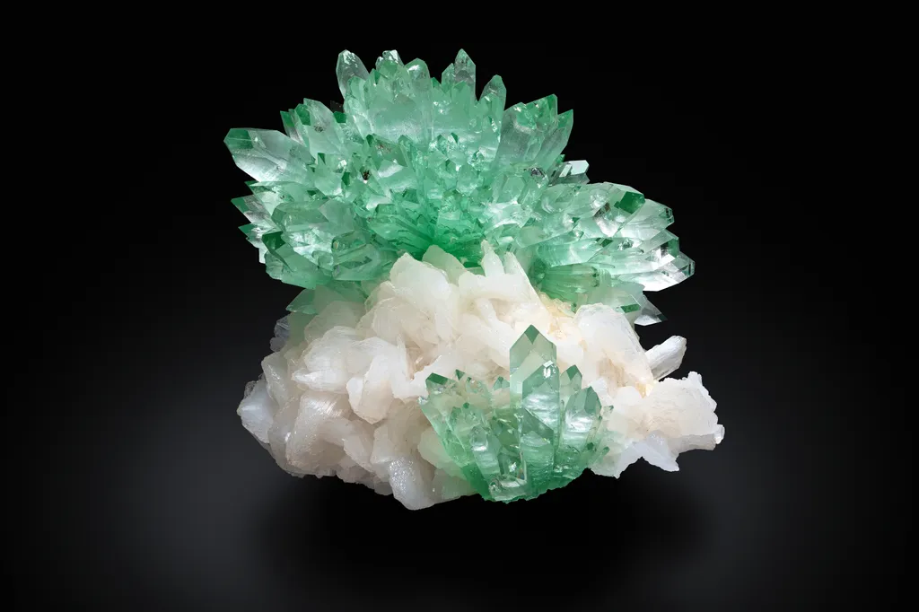 Apophyllite on Stilbite image