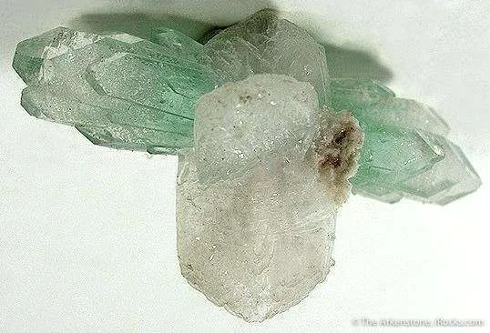 Apophyllite on Stilbite image