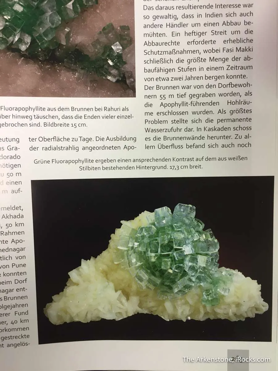 Apophyllite on Stilbite - image 3