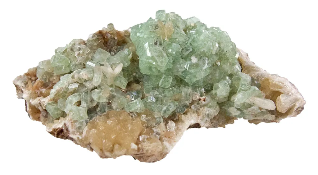 Apophyllite on Stilbite image