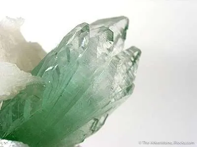 Apophyllite on Stilbite Stalactite - image 3