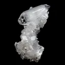 Apophyllite Pointed Big Crystal on MM Quartz Natural Mineral Specimen - image 1