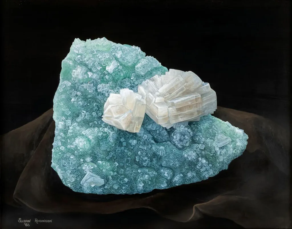 Apophyllite, Prehnite image