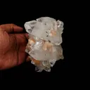 Apophyllite Sparkling with Stilbite Natural Mineral Specimen - image 5