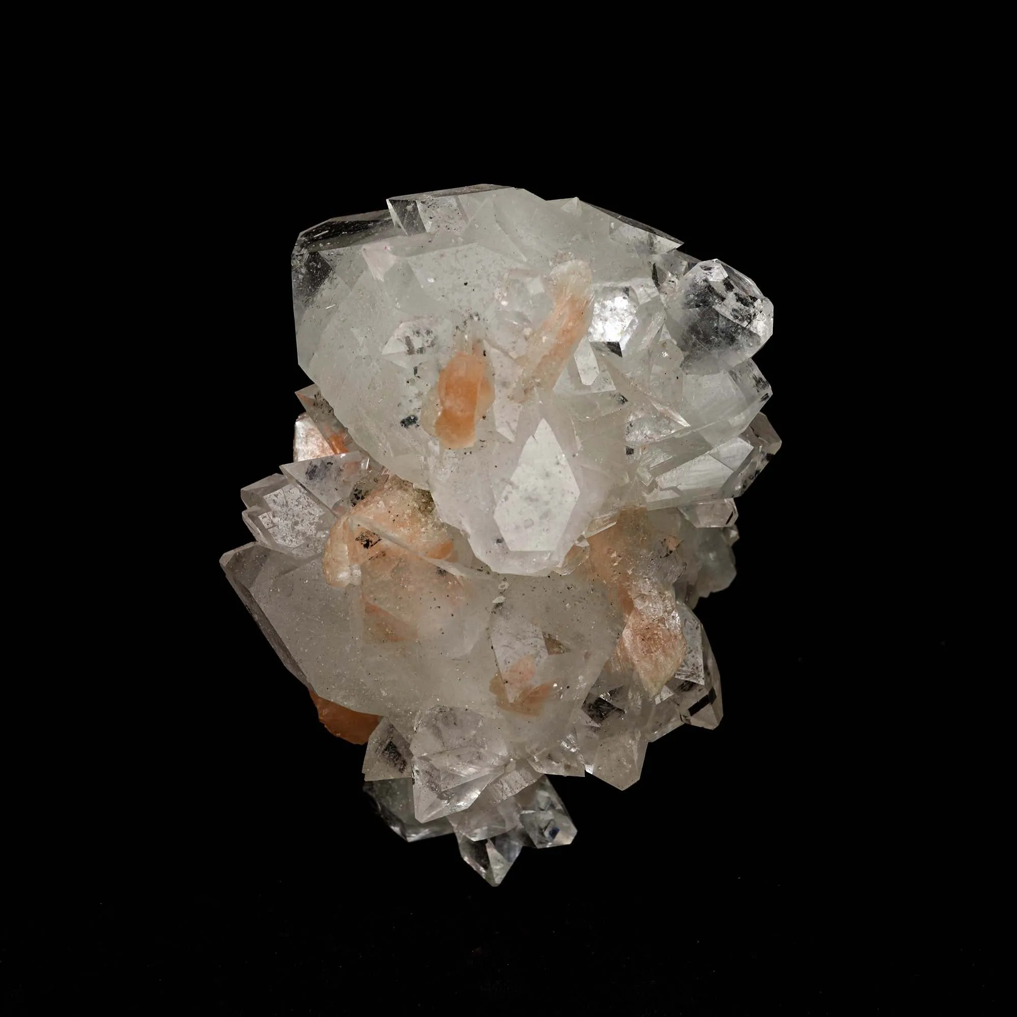 Apophyllite Sparkling with Stilbite Natural Mineral Specimen - image 3