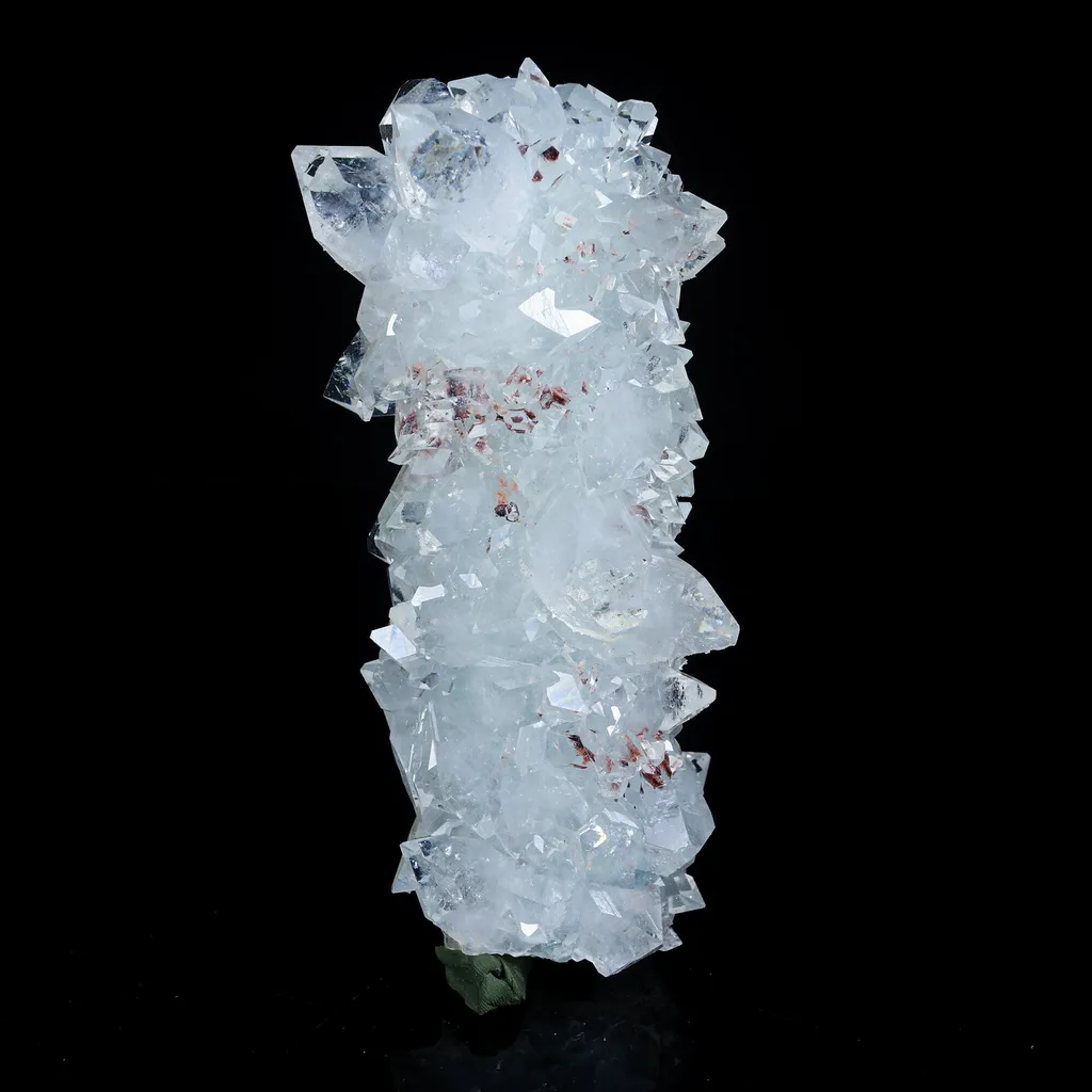 Apophyllite Stalactite with Brown Heulandite Natural mineral Specimen image