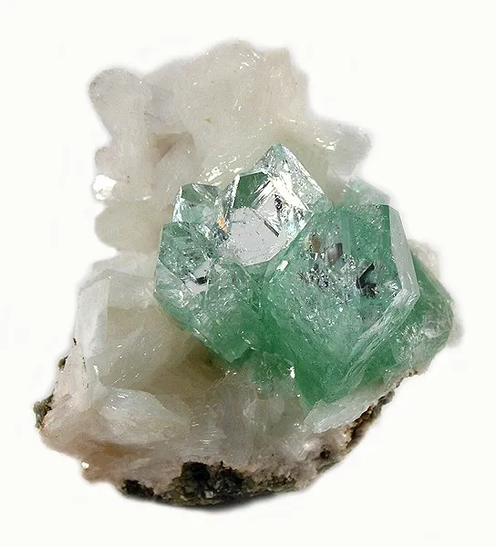 Apophyllite, Stilbite image