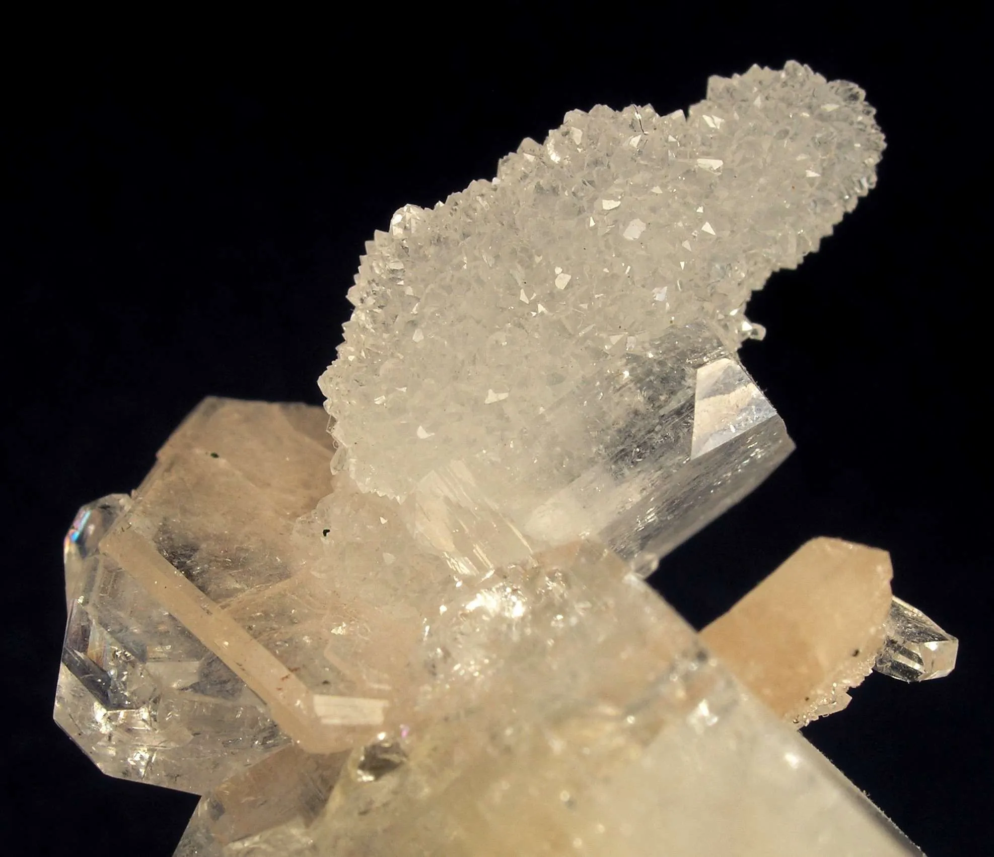 Apophyllite, Stilbite, and Chalcedony - image 2