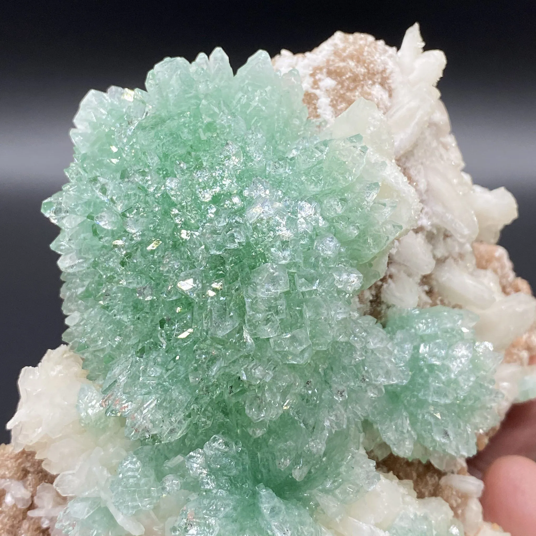 Apophyllite, Stilbite & Heulandite. Multiple Crystal Generations SMAP8156. - image 8