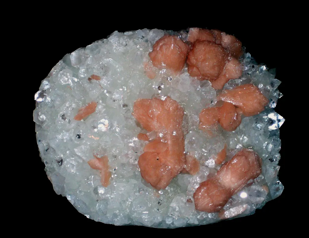 Apophyllite / stilbite: Poona - Inde image