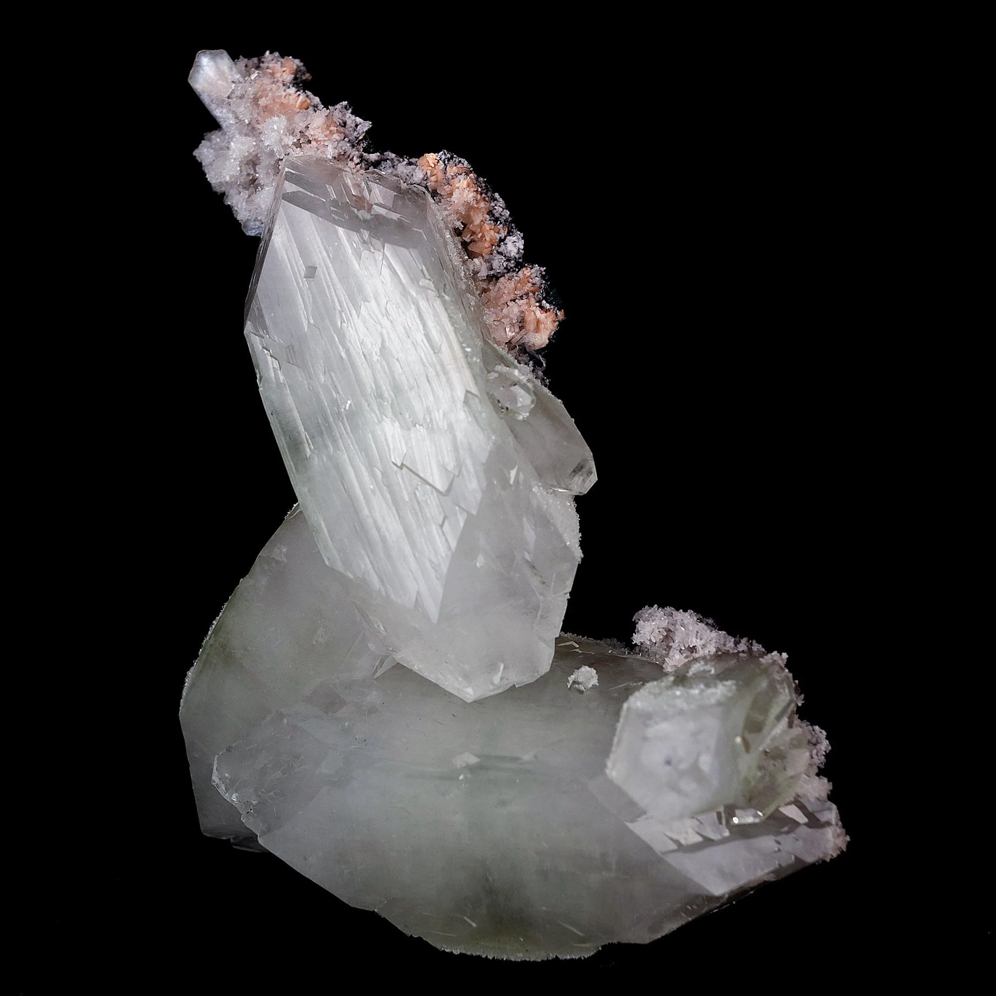 Apophyllite Terminated Trio Crystals Natural Mineral Specimen - image 2