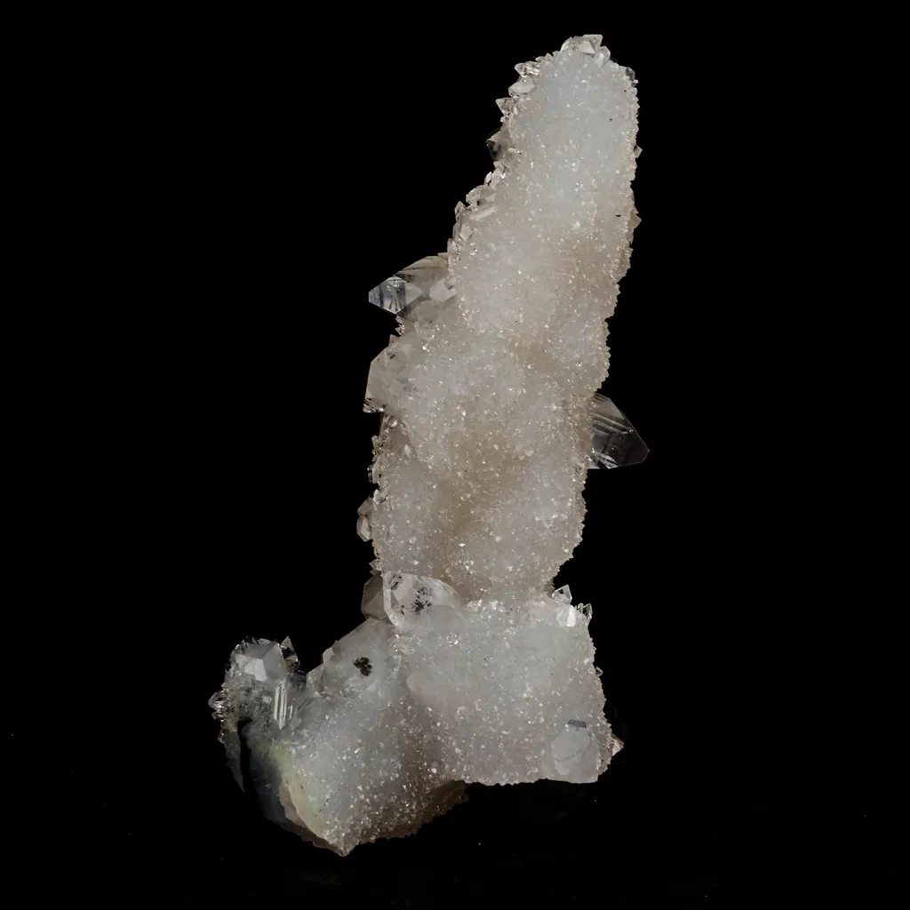 Apophyllite tower with MM Quartz Natural Mineral Specimen image