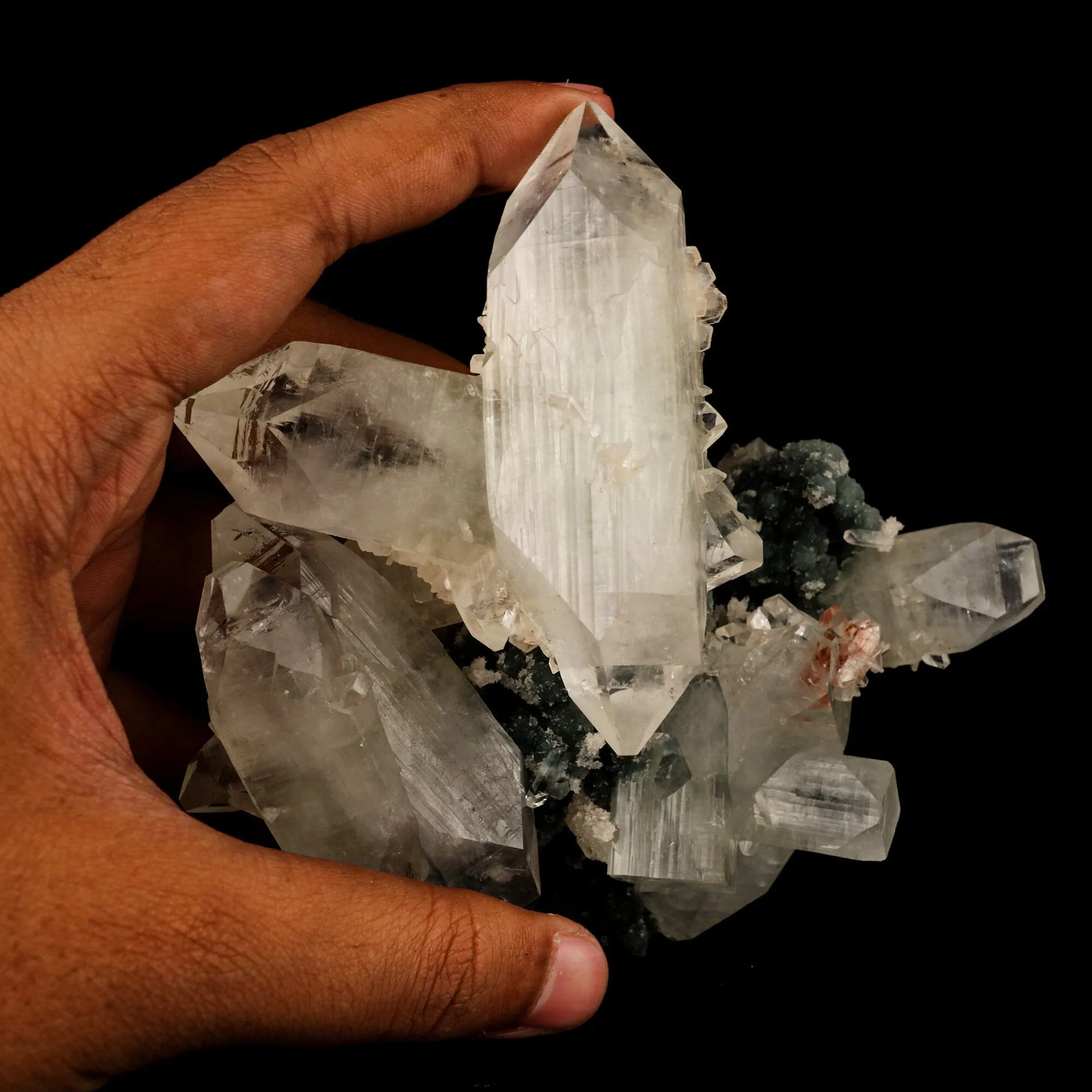 Apophyllite with Chalcedony Natural Mineral Specimen - image 6