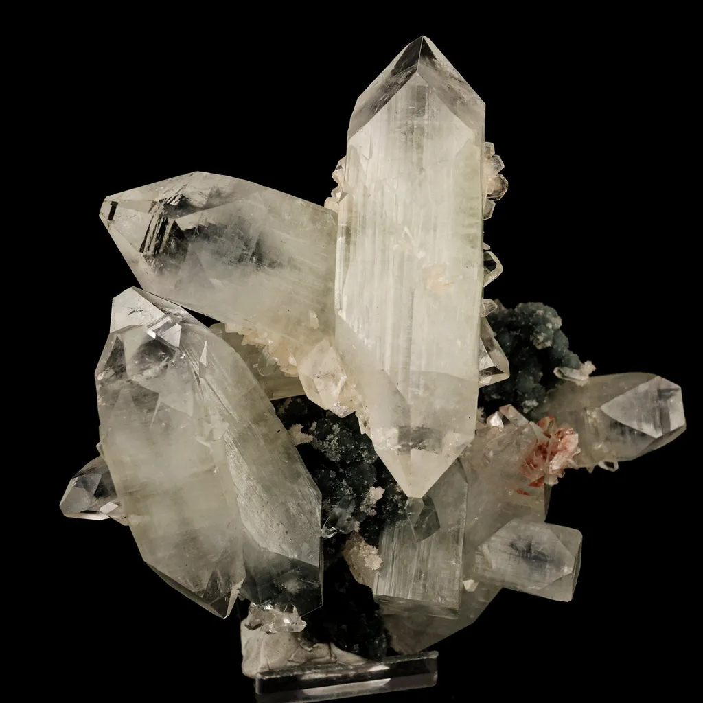 Apophyllite with Chalcedony Natural Mineral Specimen image