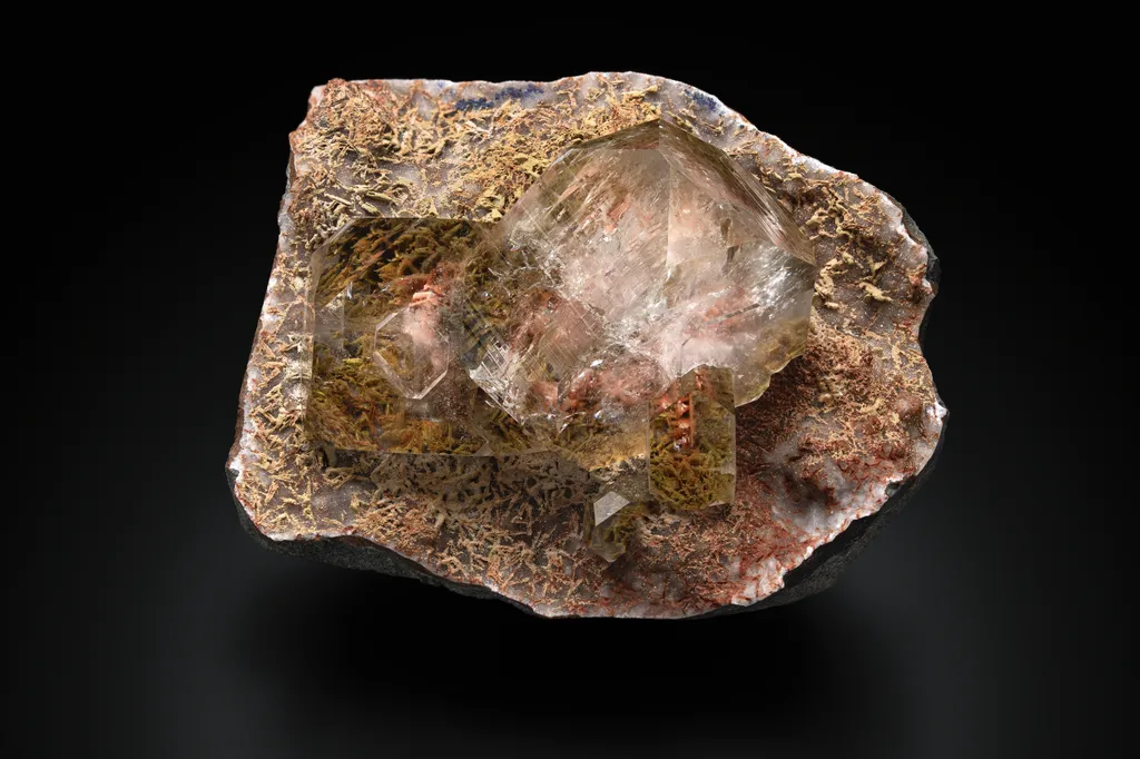 Apophyllite with inclusions image