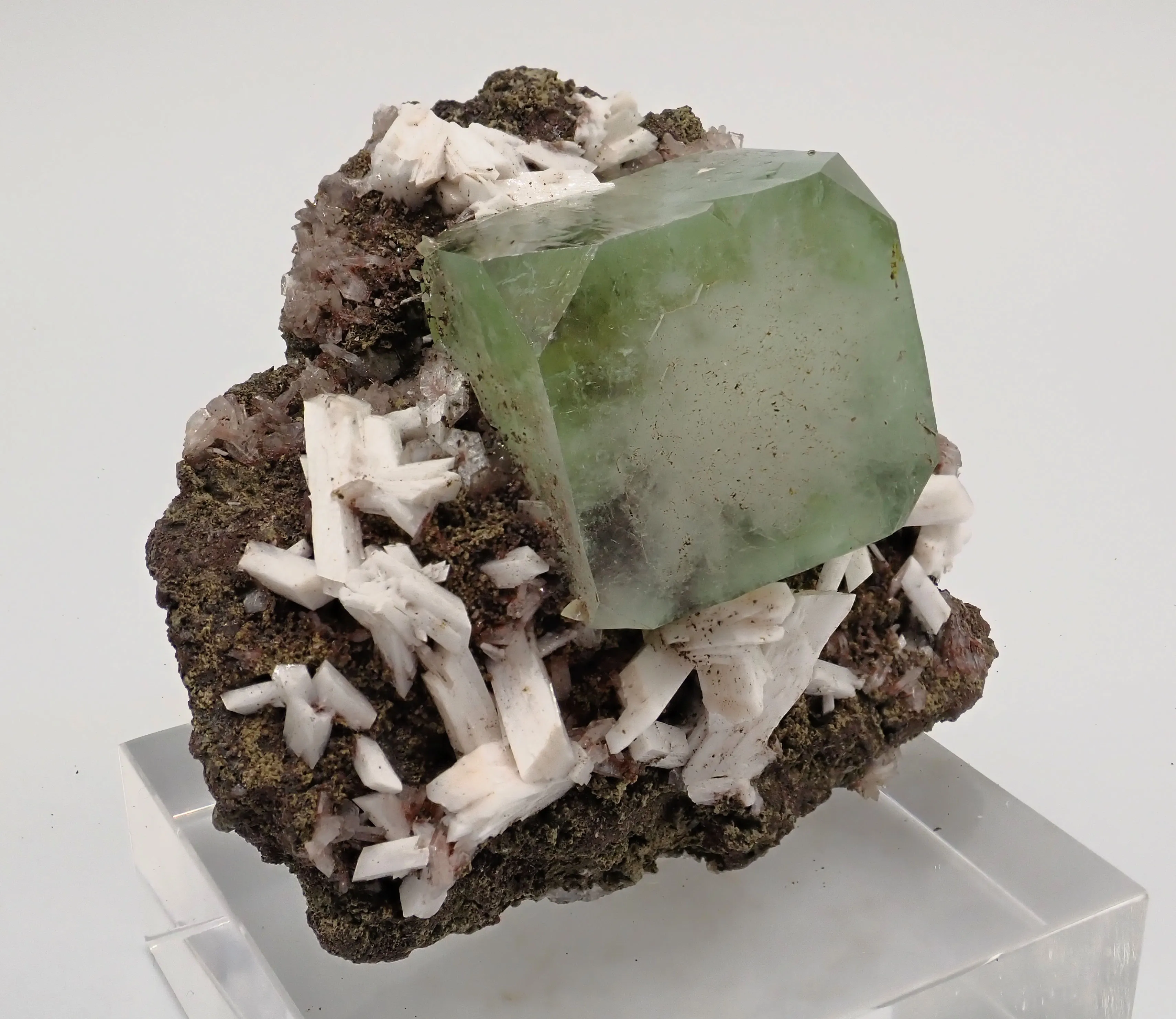 Apophyllite with Laumontite - image 4