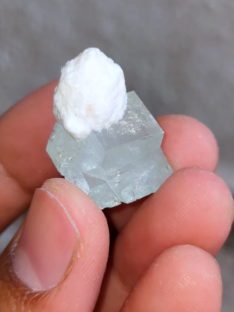 Apophyllite with Okenite. Available for sale. - image 4