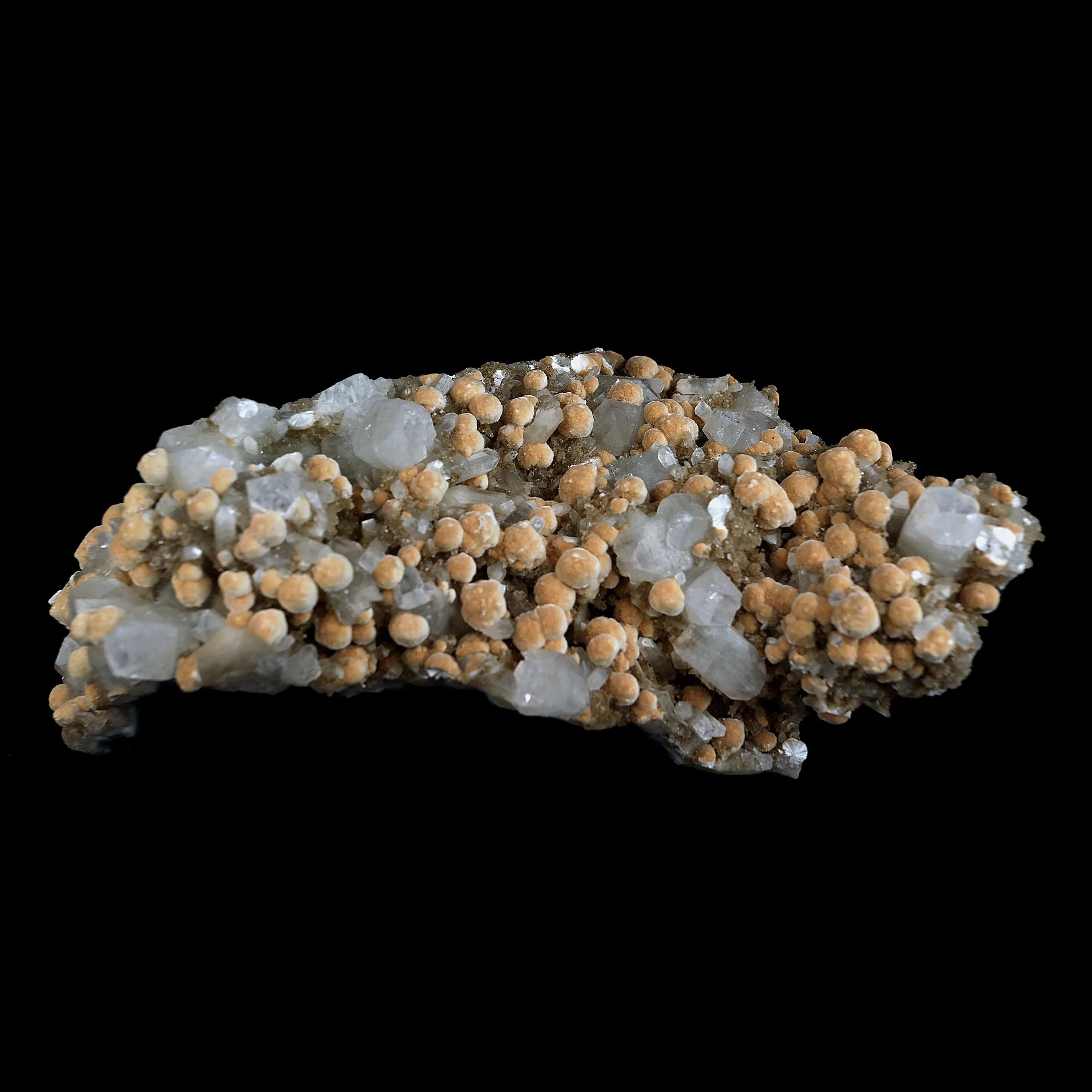 Apophyllite with Okenite Balls Natural Mineral Specimen - image 6