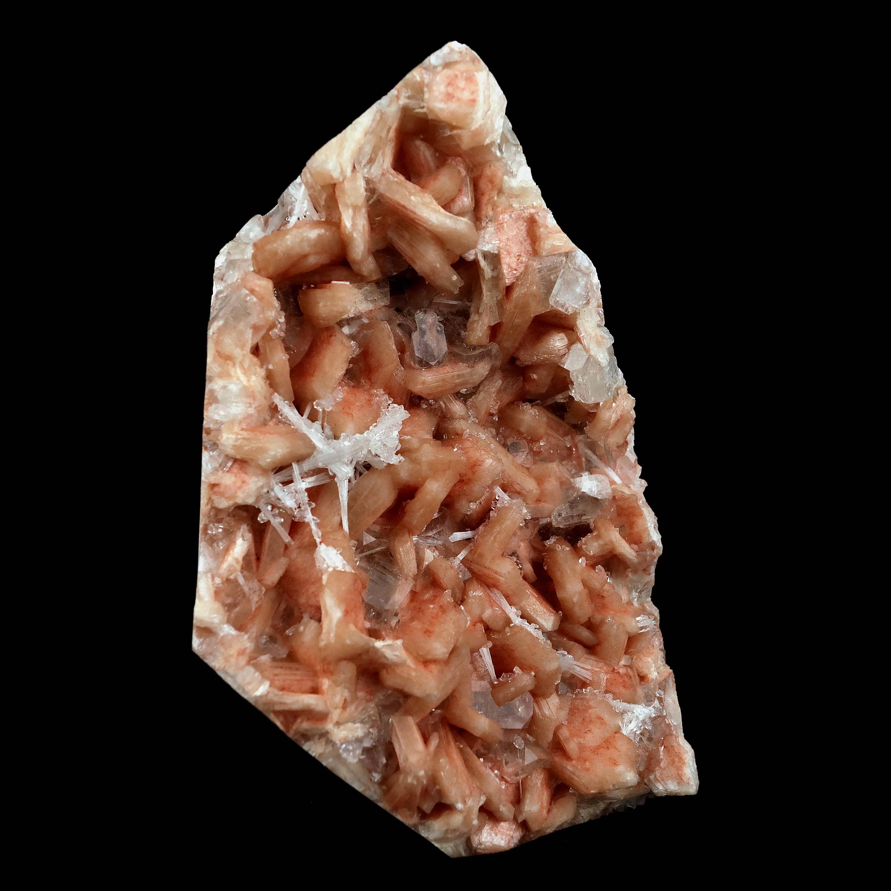 Apophyllite with Red Stilbite, Scolecite Natural Mineral Specimen - image 2