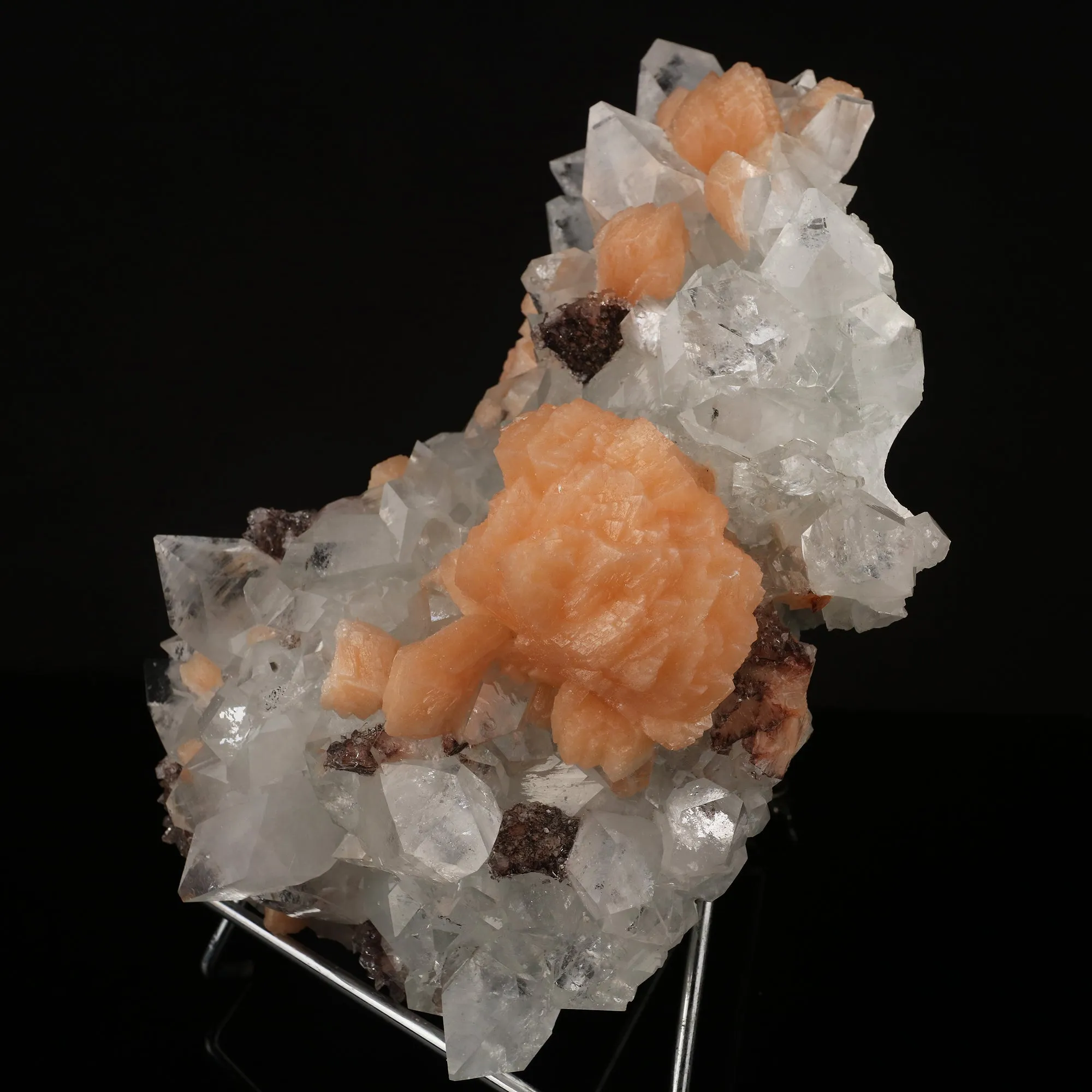Apophyllite with Stilbite and Heulandite Natural Mineral Specimen - image 2