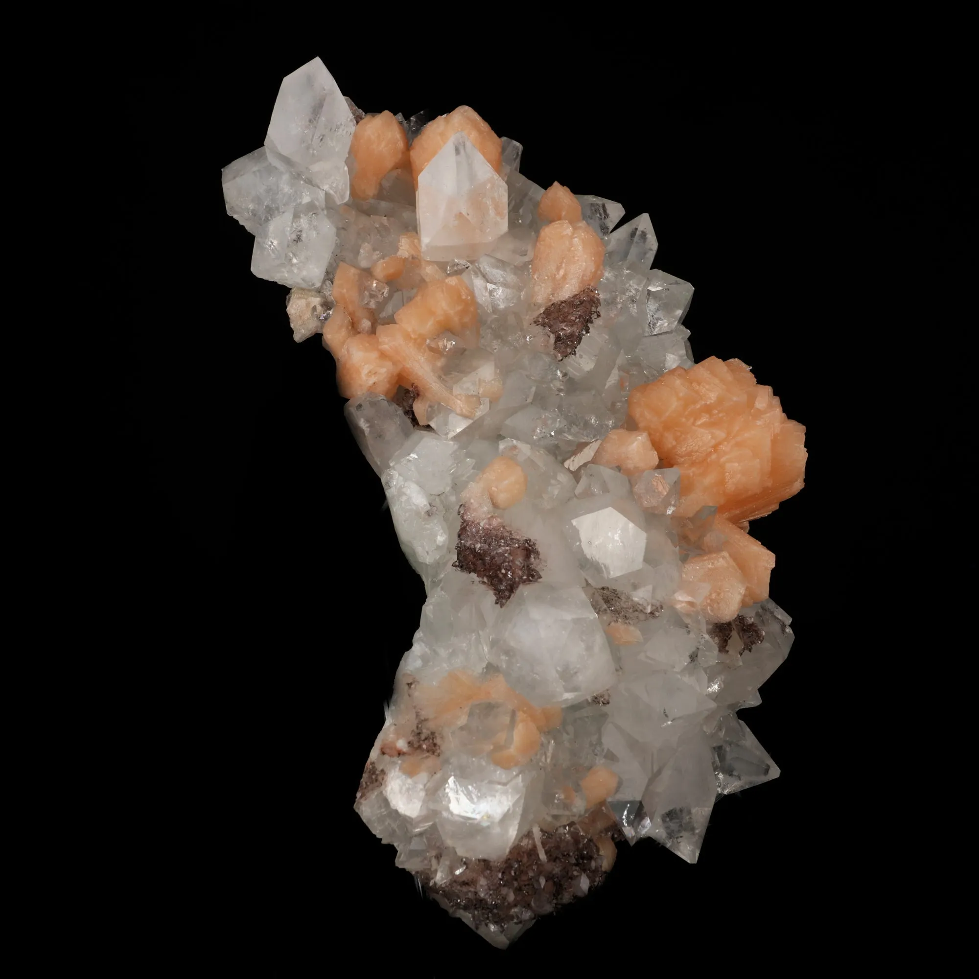 Apophyllite with Stilbite and Heulandite Natural Mineral Specimen - image 3