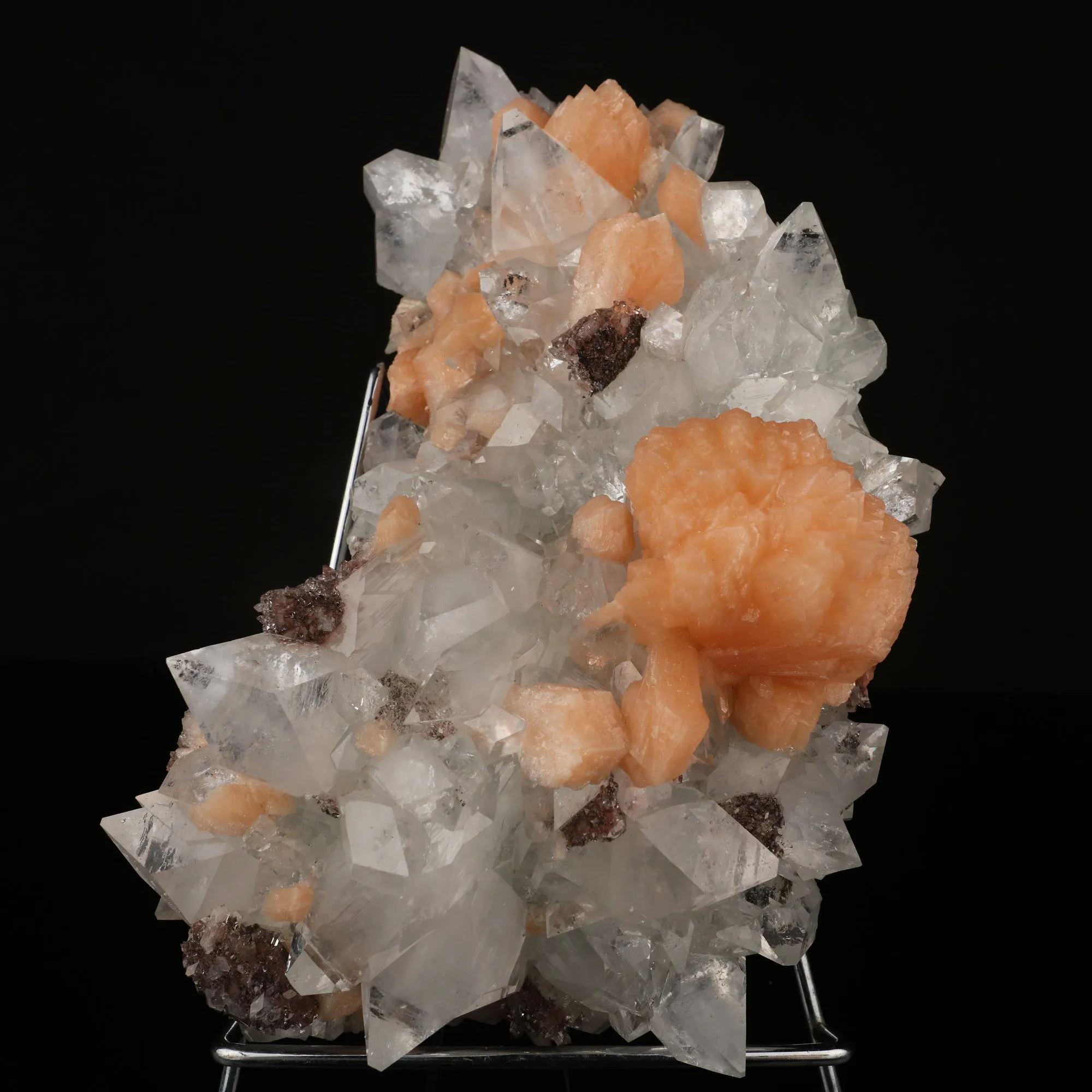 Apophyllite with Stilbite and Heulandite Natural Mineral Specimen - image 1